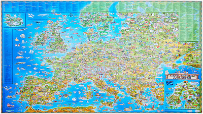 Карта Европы для детей Издательства: АСТ, Астрель, 2002 г Листовое издание, 1 стр ISBN 5-17-017100-5, 5-271-05580-9 Цветные иллюстрации инфо 5606j.