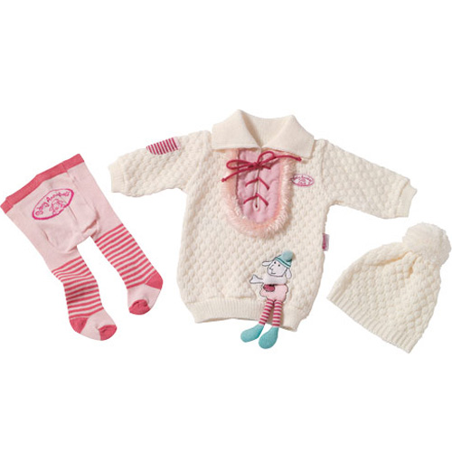 Комплект теплой одежды "De Luxe" Аксессуар для кукол "Baby Annabell" (46 см) производителя Состав Колготки, свитер, шапочка инфо 6551n.